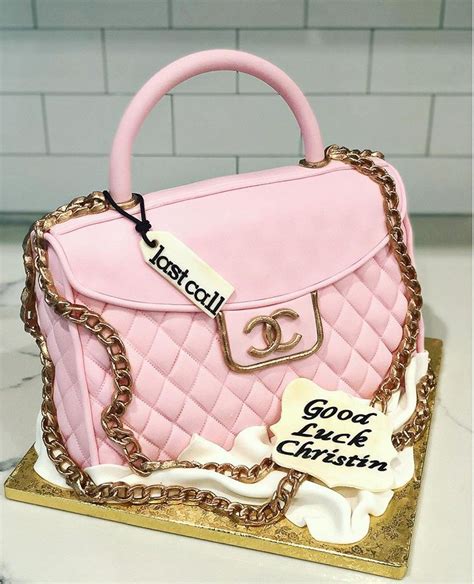 pink chanel purse cake|pink chanel coin purse.